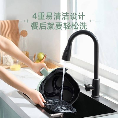 飞利浦(PHILIPS)空气炸锅 家用无油多功能电炸锅海星底盘减少90%油脂一机多用精致小容量1-2人HD9100/50一图4