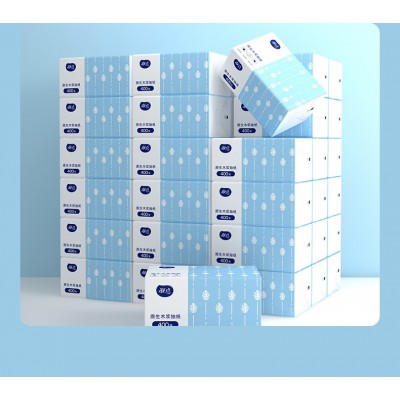 凝点抽纸400张整箱纸巾家用四层加厚酒店商用卫生纸图2