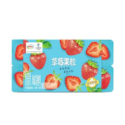 伊利单果粒草莓风味发酵乳 720g*10排 整箱装图4