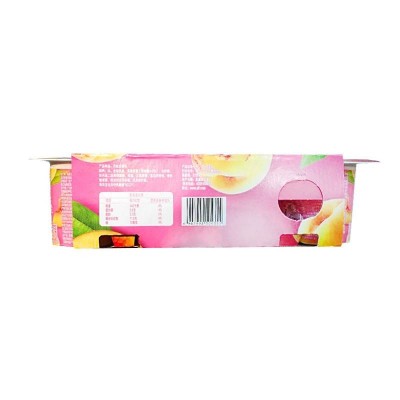 伊利单果粒风味发酵乳 黄桃味 （90g*8杯）*10排 整箱装图2