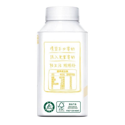 伊利畅轻风味发酵乳 燕麦+黄桃味 250g*10瓶 整箱装图2