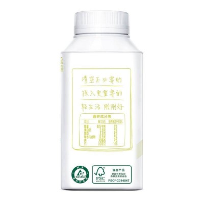 伊利畅轻风味发酵乳 燕麦+芒果味 250g*10瓶 整箱装图2