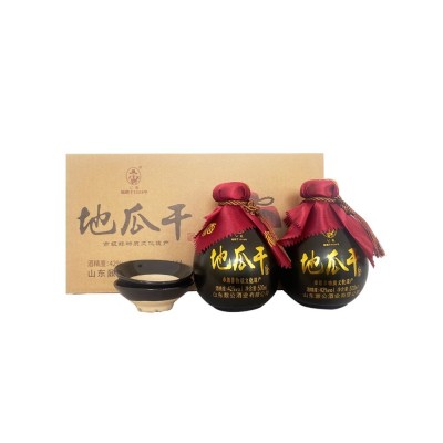 鼐公酒厂直发42度52地瓜干酒500ml*2坛4坛送碗山东沂蒙瓜干酒黑坛图5