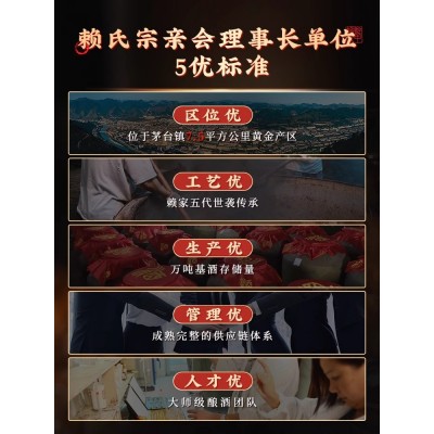 赖氏茅酒 纯坤沙酒 500*1瓶酱香型白酒整箱 酒厂直营特价批图4