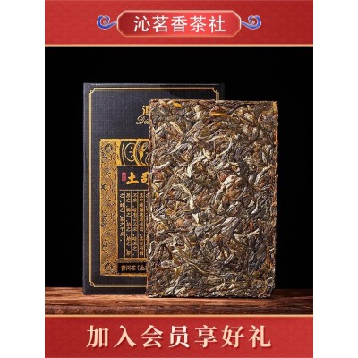 正宗云南普洱临沧茶区土司贡茶耐泡大叶种生茶砖250g鲜爽回甘茶叶图3