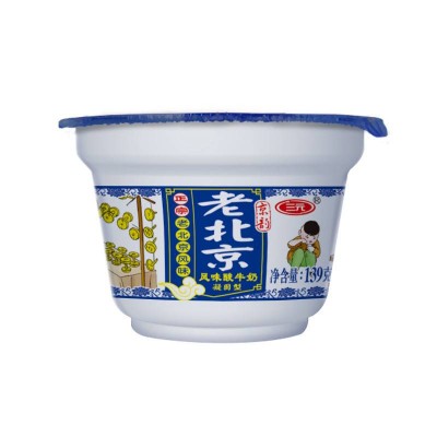三元老北京酸奶 139g*12碗 整箱装图5