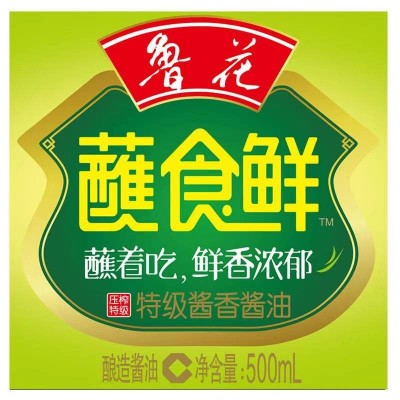 鲁花蘸食鲜特级酱香酱油500ml*4瓶图5