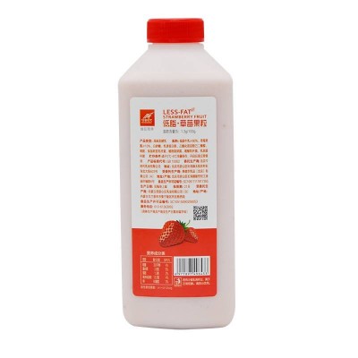 今时代低脂草莓果粒风味发酵乳 910g*2图2
