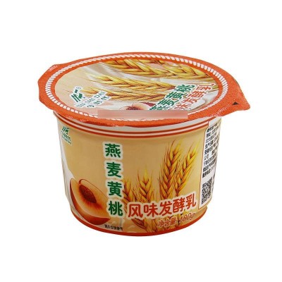 今时代燕麦黄桃果粒风味发酵乳 180g*10图3