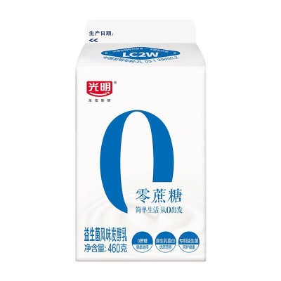 光明0蔗糖风味发酵乳 460g图3