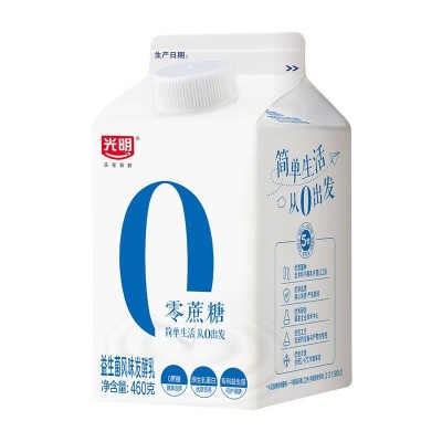 光明0蔗糖风味发酵乳 460g图4