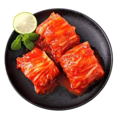 农一切件辣白菜正宗韩国泡菜200g*5包图3