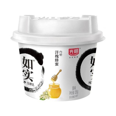 光明如实酸奶 原味 135g图2
