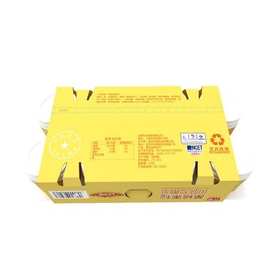 光明黄桃果粒风味发酵乳 100g*8杯 整箱装图4