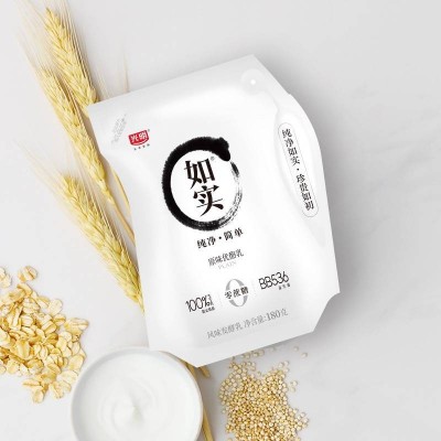 光明如实原味风味发酵乳 180g图2