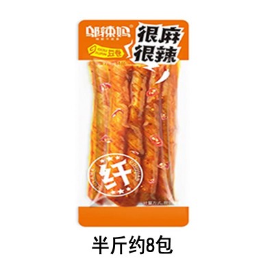 邬辣妈辣条豆卷 500g*2袋 整箱装图4