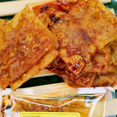 湖南平江泡泡干特产豆干小零食鱼豆腐豆皮辣条零食豆腐皮豆制品15g*10包图5