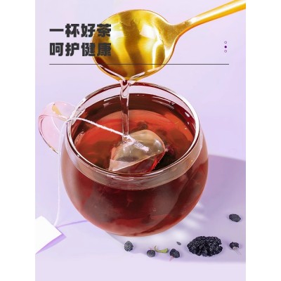白云山盈康桑葚五黑茶悦发茶黑芝麻黑豆黑枸杞桑葚茶养生茶包熬夜图5