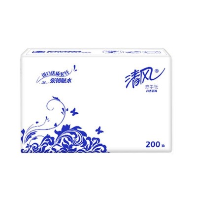 清风擦手纸200抽20包3折抽取式吸油纸图4
