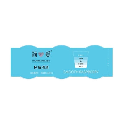 简爱树莓滑滑风味发酵乳 100*3g图3