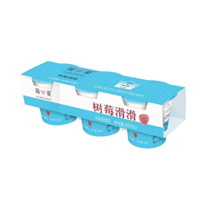 简爱树莓滑滑风味发酵乳 100*3g图2