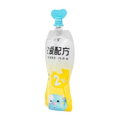 简爱父爱配方2%蔗糖果蔬吸吸酸奶 100g图2