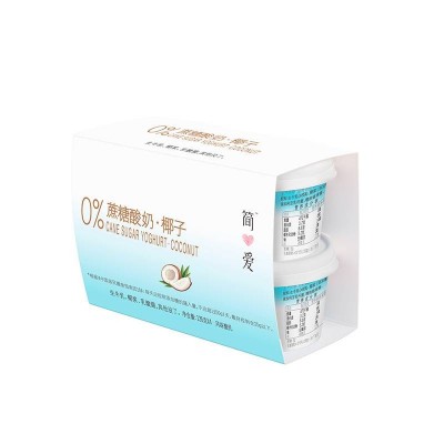 简爱0蔗糖酸奶 椰子 135g*4图3