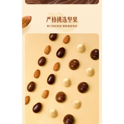 明治牛奶黑巧口味156g*2桶图5