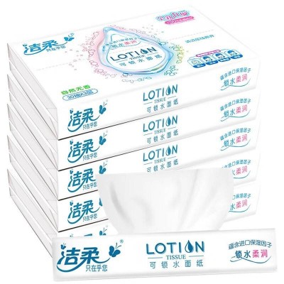 洁柔抽纸Lotion30抽3层柔润乳霜纸图6