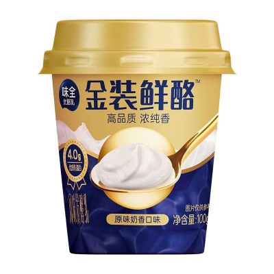 味全奶香口味金装鲜酪 原味 100g*3图3