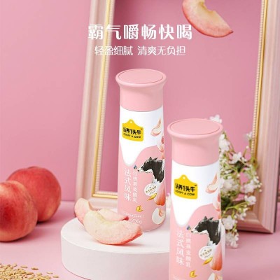认养一头牛白桃燕麦酸奶 230g*10图2