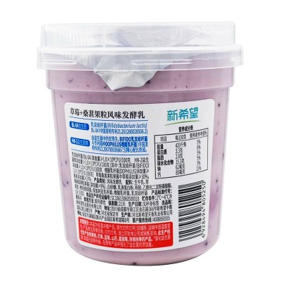 新希望活润果粒风味发酵乳 草莓+桑甚 370g图2