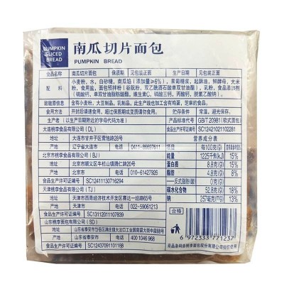 桃李南瓜切片面包 370g 整袋装（十件起售)图5