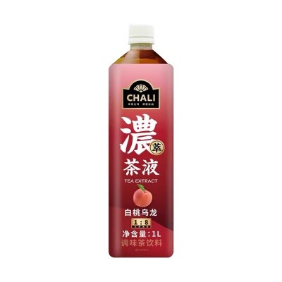 可局茶里chal 蜜桃乌龙茉莉花茶即会冲泡夏日冰镇饮料浓缩火锅店自制 茉莉花茶饮料1L/瓶图5
