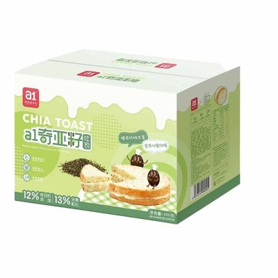 a1奇亚籽吐司 夹馅面包营养早餐儿童手撕休闲下午茶网红零食 480g图6