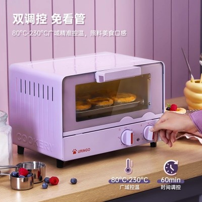 七彩叮当电烤箱迷你家用小型新款正品多功能大容量烘焙专用小烤箱图3