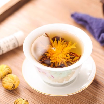 新茶云南凤庆滇红金丝皇菊花红茶龙珠绣球开花250g罐装浓香型图3