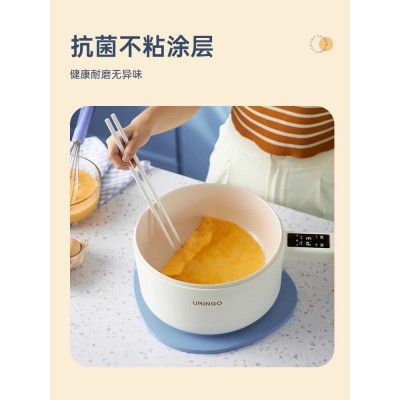 七彩叮当电煮锅家用大容量多功能蒸煮饭炒菜泡面一体长柄电热火锅图3