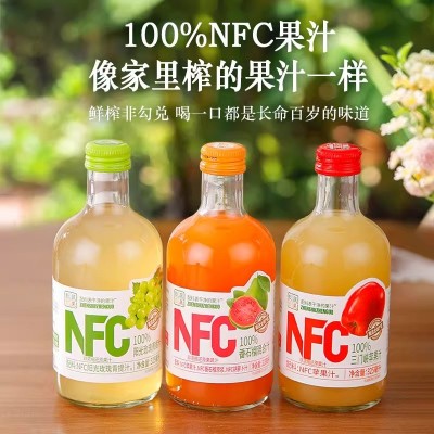 汇多滋甄蔬甄果NFC儿童果汁玻璃瓶番石榴汁苹果汁100%橙汁葡萄汁图5