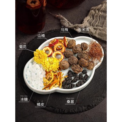 杏林草堂乌梅桑葚陈皮玫瑰山楂茶包女生喝的水果茶酸梅汤袋泡茶冷图3