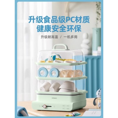 七彩叮当电蒸锅家用小型多功能大容量三层蒸箱蒸菜神器透明电蒸笼图3