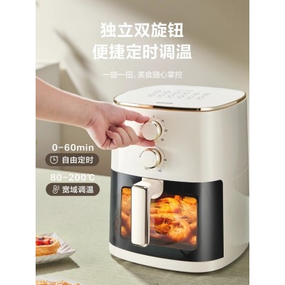苏泊尔可视空气炸锅家用多功能6L大容量2023新款无油烤箱电炸锅机图4