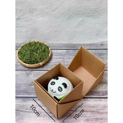 浙江安吉特产白茶大熊猫中国风茶叶伴手礼出国送老外陶瓷小礼盒装图3