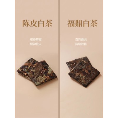 中闽飘香福鼎白茶2018年贡眉茶叶陈皮白茶礼盒老白茶官方旗舰店图5