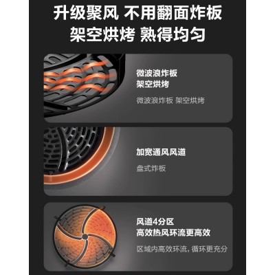 苏泊尔可视化空气炸锅家用新款2023新款大容量官方旗舰电炸锅正品图2