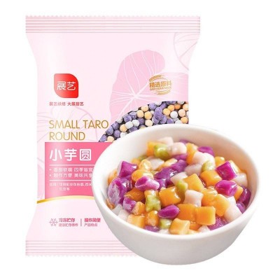 展艺 3味冷冻小芋圆 槟榔芋 紫薯甘薯混装 500g*1袋图6