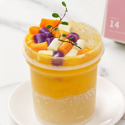 展艺 3味冷冻小芋圆 槟榔芋 紫薯甘薯混装 500g*1袋图2