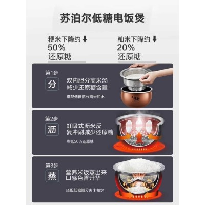 苏泊尔IH电饭煲家用4L升2-3-5人智能多功能电饭锅煮饭锅旗舰正品图2