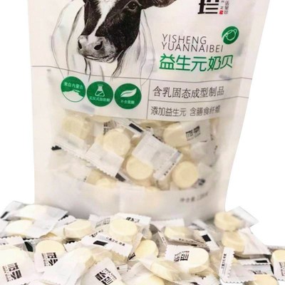 朴珍原味益生元奶贝 128g*1袋 整袋装图3