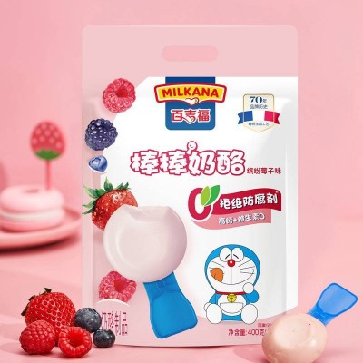 百吉福棒棒奶酪 莓子味 400g*1袋图4